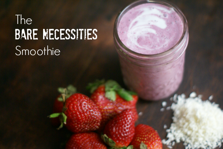 This smoothie uses only the Bare Necessities to bring a healthful smoothie, full of good fats while remaning low in sugar. #vegan #paleo #JungleFresh #shop #cbias