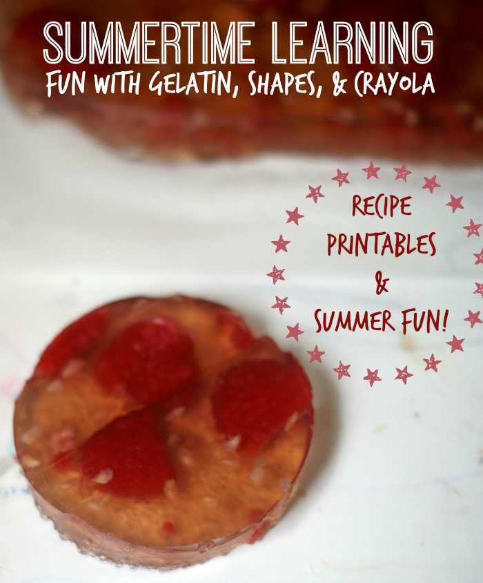 This Very Berry Gelatin Jiggler Recipe is super easy to make, and paired with geometric shaped cookie cutters, can provide the #UltimatePlaydate and learning experience this summer! #eatwell #summerberries #shop 