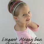 Elegant Messy Bun Hairstyle Tutorial for Little Girls