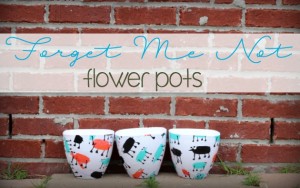 best gift for teachers, DIY flower pots