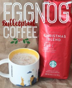 Eggnog Bulletproof Coffee Recipe for keto and low carb diets