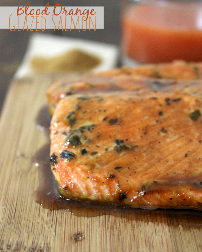 Blood Orange Glazed Alaskan Salmon Recipe