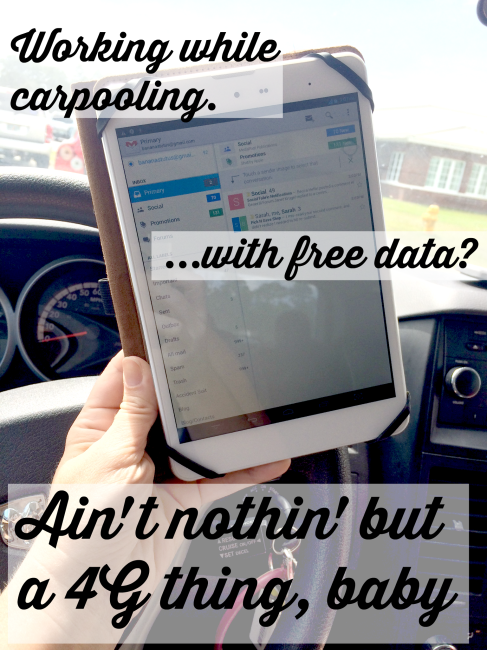 Did you ever think you could work on the beach with free data on a tablet? It's TRUE! Check it out! #TabletTrio #CollectiveBias #shop #cbias