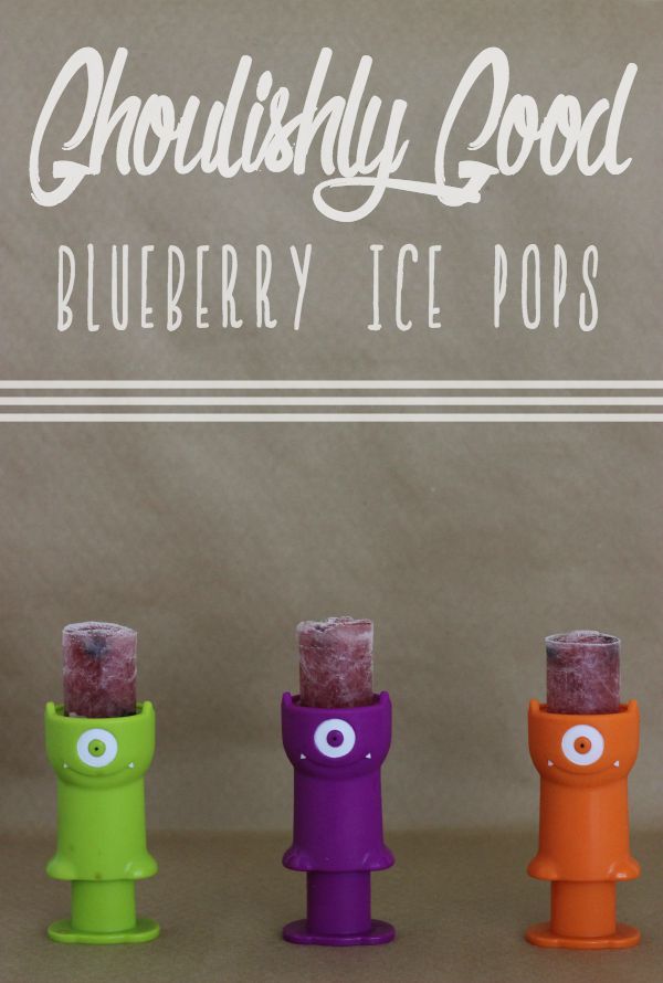 Blueberry ice pop recipe that won't break your teeth. It's true. #SipandBeFit 